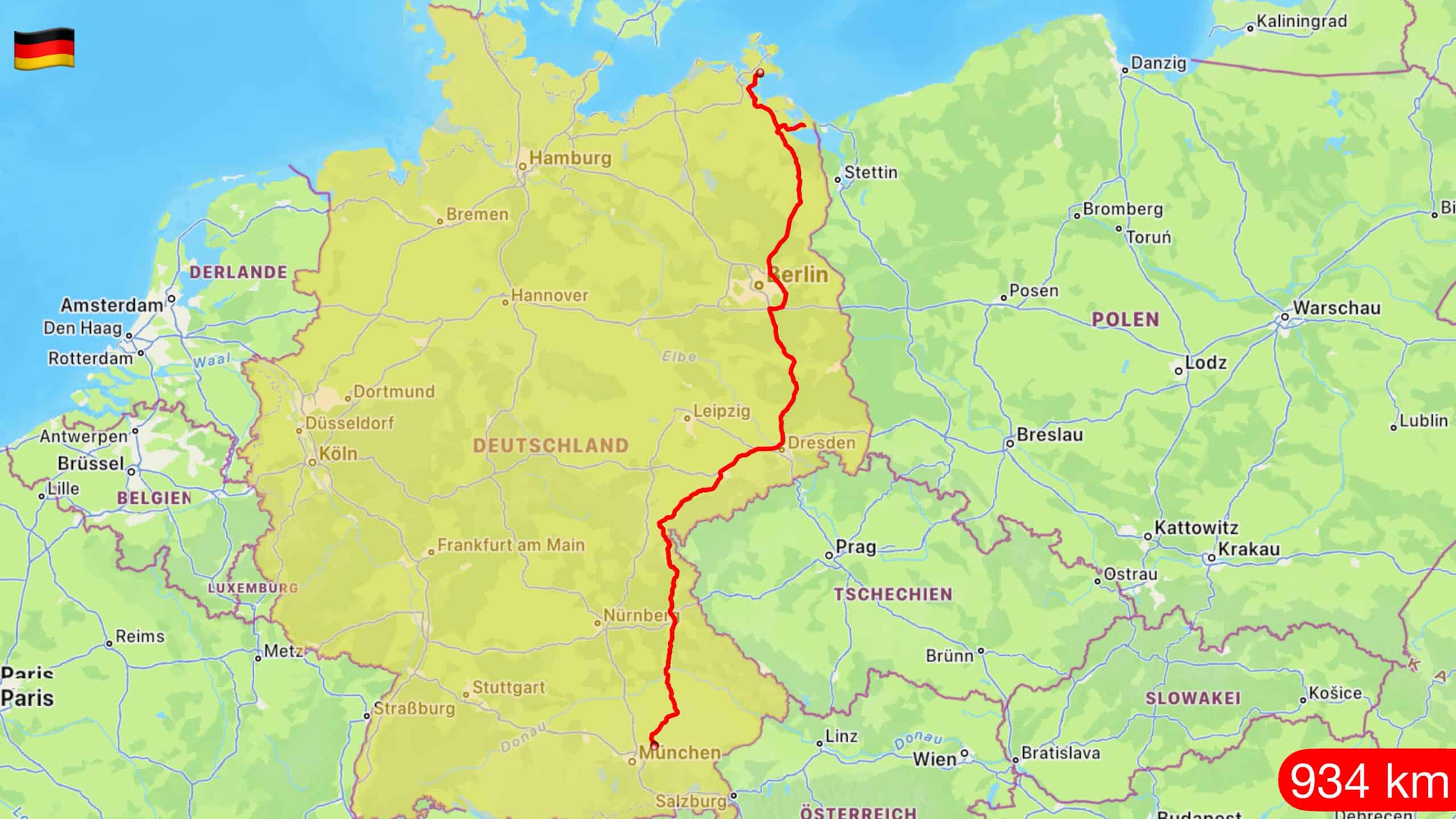 Anreise nach Rügen