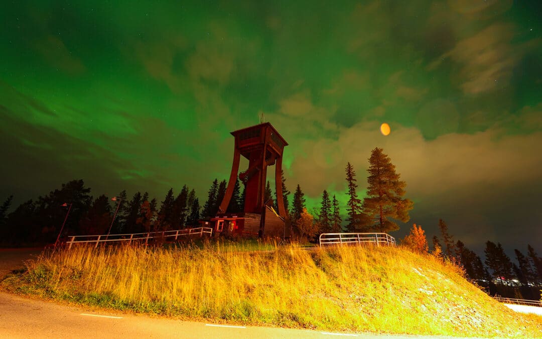 Polarlichter am Gustavsbergsbacken