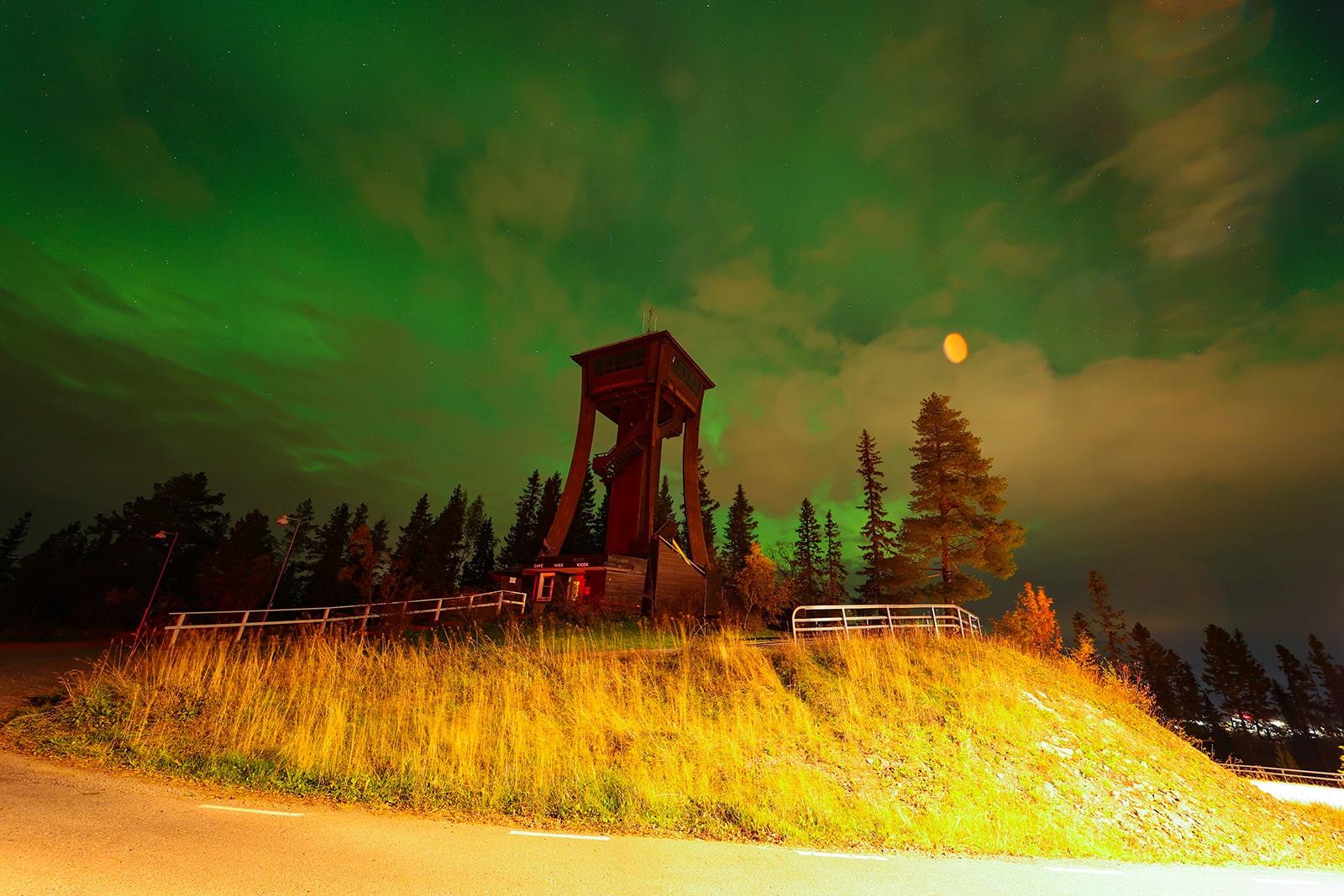 Polarlichter am Gustavsbergsbacken